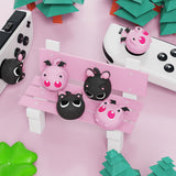 PlayVital PP & VV The Winged Kittens Switch Thumb Grip Caps, Joystick Caps for NS Switch Lite, Silicone Analog Cover Thumbstick Grips for Joycon of Switch OLED - NJM1210