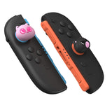PlayVital for Switch 2 Thumbs Cushion Caps Thumb Grips (4-Pack), Kawaii Silicone Joystick Grip Cover for Nintendo Switch 2 Joycon, Anti-Fatigue Design - PP & VV The Kitten - WWYNTJ020