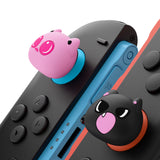 PlayVital for Switch 2 Thumbs Cushion Caps Thumb Grips (4-Pack), Kawaii Silicone Joystick Grip Cover for Nintendo Switch 2 Joycon, Anti-Fatigue Design - PP & VV The Kitten - WWYNTJ020