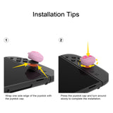 PlayVital for Switch 2 Thumbs Cushion Caps Thumb Grips (4-Pack), Kawaii Silicone Joystick Grip Cover for Nintendo Switch 2 Joycon, Anti-Fatigue Design - PP & VV The Kitten - WWYNTJ020