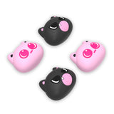 PlayVital for Switch 2 Thumbs Cushion Caps Thumb Grips (4-Pack), Kawaii Silicone Joystick Grip Cover for Nintendo Switch 2 Joycon, Anti-Fatigue Design - PP & VV The Kitten - WWYNTJ020