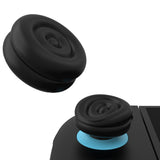 PlayVital Thumbs Cushion Caps Thumb Grips for Nintendo Switch 2, Thumbstick Grip Cover for Joycon 2, Joystick Caps for Switch 2 Accessories - Black - WWYNTM026