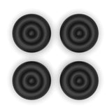 PlayVital Thumbs Cushion Caps Thumb Grips for Nintendo Switch 2, Thumbstick Grip Cover for Joycon 2, Joystick Caps for Switch 2 Accessories - Black - WWYNTM026