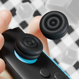 PlayVital Thumbs Cushion Caps Thumb Grips for Nintendo Switch 2, Thumbstick Grip Cover for Joycon 2, Joystick Caps for Switch 2 Accessories - Black - WWYNTM026