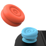 PlayVital Thumbs Cushion Caps Thumb Grips for Nintendo Switch 2, Thumbstick Grip Cover for Joycon 2, Joystick Caps for Switch 2 Accessories - Blue & Orange - WWYNTM027