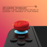PlayVital Thumbs Cushion Caps Thumb Grips for Nintendo Switch 2, Thumbstick Grip Cover for Joycon 2, Joystick Caps for Switch 2 Accessories - Passion Red - WWYNTM028
