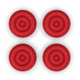 PlayVital Thumbs Cushion Caps Thumb Grips for Nintendo Switch 2, Thumbstick Grip Cover for Joycon 2, Joystick Caps for Switch 2 Accessories - Passion Red - WWYNTM028