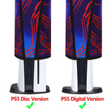 PlayVital Dust Cover for ps5, Soft Neat Lining Dust Guard for ps5 Console, Anti Scratch Waterproof Cover Sleeve for ps5 Console Digital Edition & Disc Edition - Damascuscamo - PFPJ165