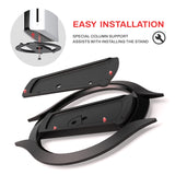 PlayVital Vertical Stand for PS5/Slim/Pro/Standard Console Disc & Digital, Space-Saving Holder Base Accessories for PS5/Pro/Slim with Anti-Slip Pads, Enhanced Stability - Black - CFBPFP001