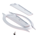 PlayVital Vertical Stand for PS5/Slim/Pro/Standard Console Disc & Digital, Space-Saving Holder Base Accessories for PS5/Pro/Slim with Anti-Slip Pads, Enhanced Stability - White - CFBPFP002