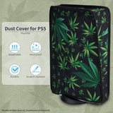 PlayVital Green Weeds Anti Scratch Waterproof Dust Cover for ps5 Console Digital Edition & Disc Edition - PFPJ137
