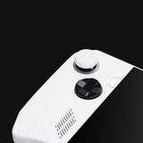 PlayVital White Thumbsticks Grips Caps for ROG Ally, Silicone Thumb Grips Joystick Caps for ROG Ally - Raised Dots & Studded Design - TAURGM004