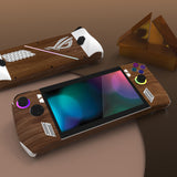 PlayVital Wood Grain Custom Stickers Vinyl Wraps Protective Skin Decal for ROG Ally Handheld Gaming Console - RGTM013