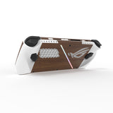 PlayVital Wood Grain Custom Stickers Vinyl Wraps Protective Skin Decal for ROG Ally Handheld Gaming Console - RGTM013
