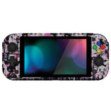 PlayVital ZealProtect Protective Case for Nintendo Switch Lite, Hard Shell Ergonomic Grip Cover for Switch Lite w/Screen Protector & Thumb Grip Caps & Button Caps - Lovely Punky Bunny - PSLYR012