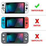 PlayVital ZealProtect Soft Protective Case for Nintendo Switch OLED, Flexible Protector Joycon Grip Cover for Nintendo Switch OLED with Thumb Grip Caps & ABXY Direction Button Caps - Bright Yellow - XSOYM5008