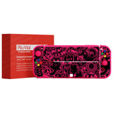 PlayVital ZealProtect Soft Protective Case for Switch OLED, Flexible Protector Joycon Grip Cover for Switch OLED with Thumb Grip Caps & ABXY Direction Button Caps - VV & Bright Pink - XSOYV6055