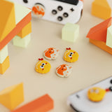 PlayVital Joystick Caps for Nintendo Switch, Thumbstick Caps for Switch Lite, Analog Cover for Joycon of Switch OLED, Thumb Grip Caps for Switch & Switch Lite & Switch OLED - Tempura and Takoyaki - NJM1209