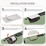 PlayVital Cherry Blossoms Kitten Silicone Grip & PC Shell Case for Nintendo Switch 2,  Cat Ear & Paw Joycon Covers + Dockable Protection + Extra Adjustable Stand - Antique Yellow - HFQNTM002