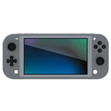 PlayVital Silicone Button Covers and Thumb Grip Set for Nintendo Switch/OLED Joycon/Switch Lite, ABXY Directional Key Button Caps for Nintendo Switch/OLED/Lite with Switch Lite D-Pad Button Cap - Black - NJM3003