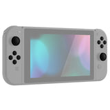 PlayVital Silicone Button Covers and Thumb Grip Set for Nintendo Switch/OLED Joycon/Switch Lite, ABXY Directional Key Button Caps for Nintendo Switch/OLED/Lite with Switch Lite D-Pad Button Cap - Black - NJM3003