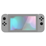 PlayVital Silicone Button Covers and Thumb Grip Set for Nintendo Switch/OLED Joycon/Switch Lite, ABXY Directional Key Button Caps for Nintendo Switch/OLED/Lite with Switch Lite D-Pad Button Cap - Black - NJM3003
