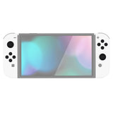 PlayVital Silicone Button Covers and Thumb Grip Set for Nintendo Switch/OLED Joycon/Switch Lite, ABXY Directional Key Button Caps for Nintendo Switch/OLED/Lite with Switch Lite D-Pad Button Cap - Black - NJM3003