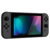 PlayVital Silicone Button Covers and Thumb Grip Set for Nintendo Switch/OLED Joycon/Switch Lite, ABXY Directional Key Button Caps for Nintendo Switch/OLED/Lite with Switch Lite D-Pad Button Cap - Black - NJM3003