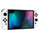 PlayVital Silicone Button Covers and Thumb Grip Set for Nintendo Switch/OLED Joycon/Switch Lite, ABXY Directional Key Button Caps for Nintendo Switch/OLED/Lite with Switch Lite D-Pad Button Cap - Black - NJM3003