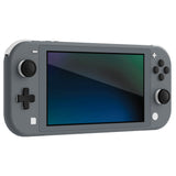 PlayVital Silicone Button Covers and Thumb Grip Set for Nintendo Switch/OLED Joycon/Switch Lite, ABXY Directional Key Button Caps for Nintendo Switch/OLED/Lite with Switch Lite D-Pad Button Cap - Black - NJM3003