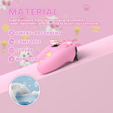 PlayVital Sweetheart Kitty Silicone Cover for ps5 Controller with 6 Joystick Caps and 6 Sticker, Soft Anti-Slip Full Protection Grip Skin Compatible with ps5 Charging Dock - Pink - LRRPFP001