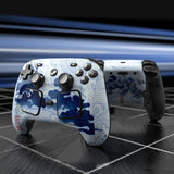 PlayVital for Steam Controller 2 Skin (3-Pack) - Protective Vinyl Decal Sticker Cover for Steam Controller Accessories, No Residue, Scratch-Resistant - Qinghua Porcelain Style - GCASC003
