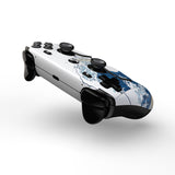 PlayVital for Steam Controller 2 Skin (3-Pack) - Protective Vinyl Decal Sticker Cover for Steam Controller Accessories, No Residue, Scratch-Resistant - The Great Wave - GCASC001