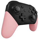 eXtremeRate Puffy Pink Replacement Handle Grips for NS Switch Pro Controller, DIY Hand Grip Shell for NS Switch Pro Controller - Controller NOT Included - GRP357