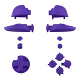 eXtremeRate Purple Repair ABXY D-pad ZR ZL L R Keys for Nintendo Switch Pro Controller, DIY Replacement Full Set Buttons with Tools for Nintendo Switch Pro - Controller NOT Included - KRP305
