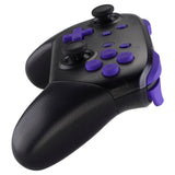 eXtremeRate Purple Repair ABXY D-pad ZR ZL L R Keys for Nintendo Switch Pro Controller, DIY Replacement Full Set Buttons with Tools for Nintendo Switch Pro - Controller NOT Included - KRP305