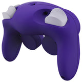 eXtremeRate Purple Replacement Faceplate Backplate with Buttons for Nintendo GameCube Controller - GCNP3006