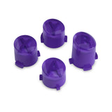 eXtremeRate Three-Purple & Clear ABXY Action Buttons with Classic Symbols for Xbox Series X & S Controller & Xbox One S/X & Xbox One Elite V1/V2 Controller - JDX3M013