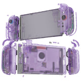 eXtremeRate DIY Replacement Full Set Shells with Buttons for Nintendo Switch 2 - Deluxe Version - Clear Atomic Purple - QGRNTM001