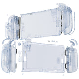 eXtremeRate DIY Replacement Full Set Shells with Buttons for Nintendo Switch 2 - Deluxe Version - Clear Glacier Blue - QGRNTM003