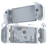 eXtremeRate DIY Replacement Full Set Shells with Buttons for Nintendo Switch 2 - Deluxe Version - Clear Glacier Blue - QGRNTM003