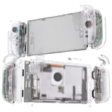eXtremeRate DIY Replacement Full Set Shells with Buttons for Nintendo Switch 2 - Deluxe Version - Clear - QGRNTM006