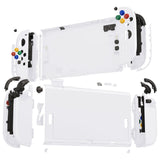 eXtremeRate DIY Replacement Full Set Shells with Buttons for Nintendo Switch 2 - Deluxe Version - White - QGRNTM008