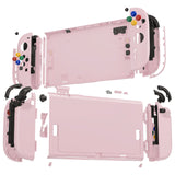 eXtremeRate DIY Replacement Full Set Shells with Buttons for Nintendo Switch 2 - Deluxe Version - Cherry Blossoms Pink - QGRNTM009