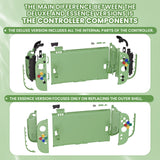 eXtremeRate DIY Replacement Full Set Shells with Buttons for Nintendo Switch 2 - Deluxe Version - Matcha Green - QGRNTM010