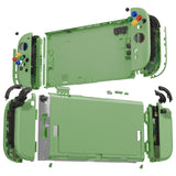eXtremeRate DIY Replacement Full Set Shells with Buttons for Nintendo Switch 2 - Deluxe Version - Matcha Green - QGRNTM010