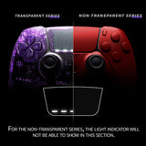 eXtremeRate Custom Replacement Full Set Shells with Buttons for PS5 Edge Controller - Scarlet Red - QRHEGP001