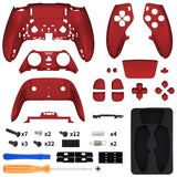 eXtremeRate Custom Replacement Full Set Shells with Buttons for PS5 Edge Controller - Scarlet Red - QRHEGP001