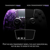 eXtremeRate Custom Replacement Full Set Shells with Buttons for PS5 Edge Controller - Black - QRHEGP006