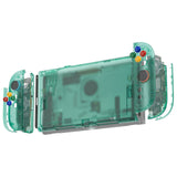 eXtremeRate DIY Replacement Full Set Shells with Buttons for Nintendo Switch 2 - Essence Version - Emerald Green - RHANTM004